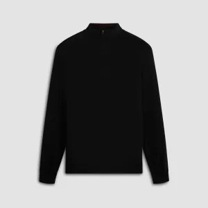 Super Merino Solid Quarter Zip Sweater