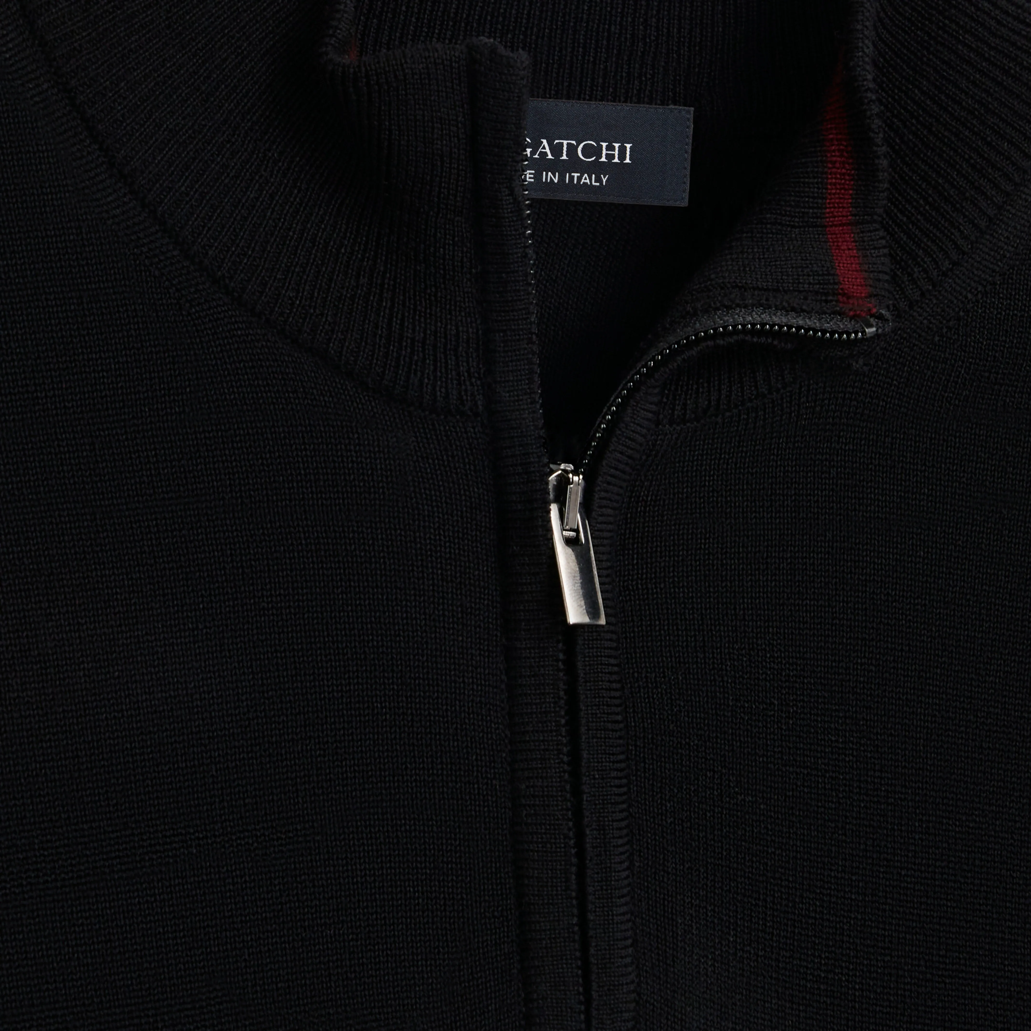 Super Merino Solid Quarter Zip Sweater