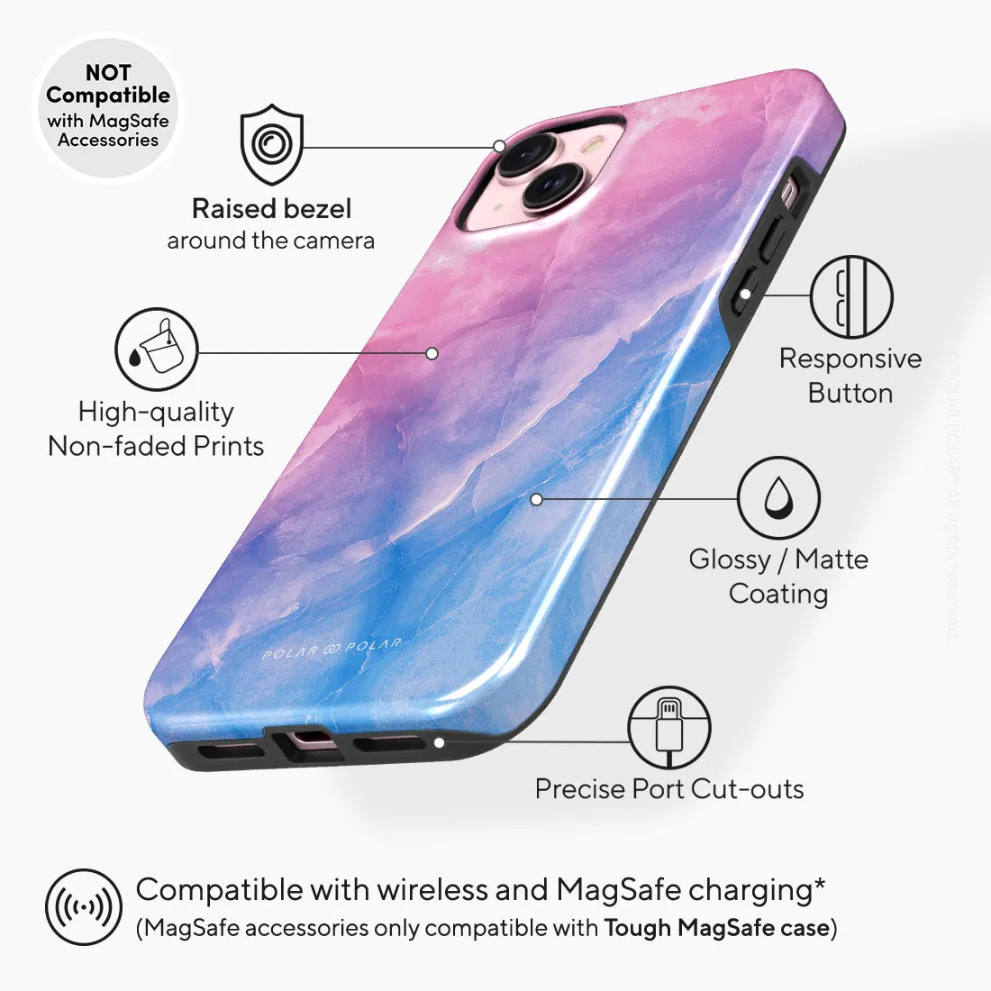 Sweet Rainbow Custom - iPhone 15 Plus Case