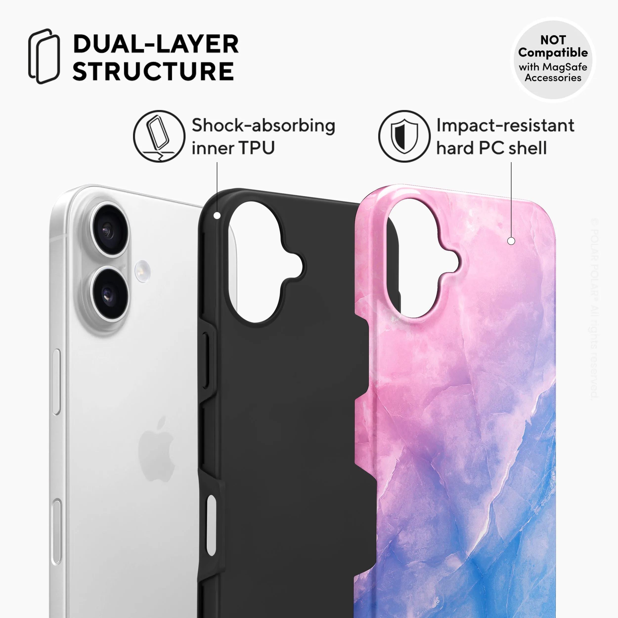 Sweet Rainbow - iPhone 16 Plus Case