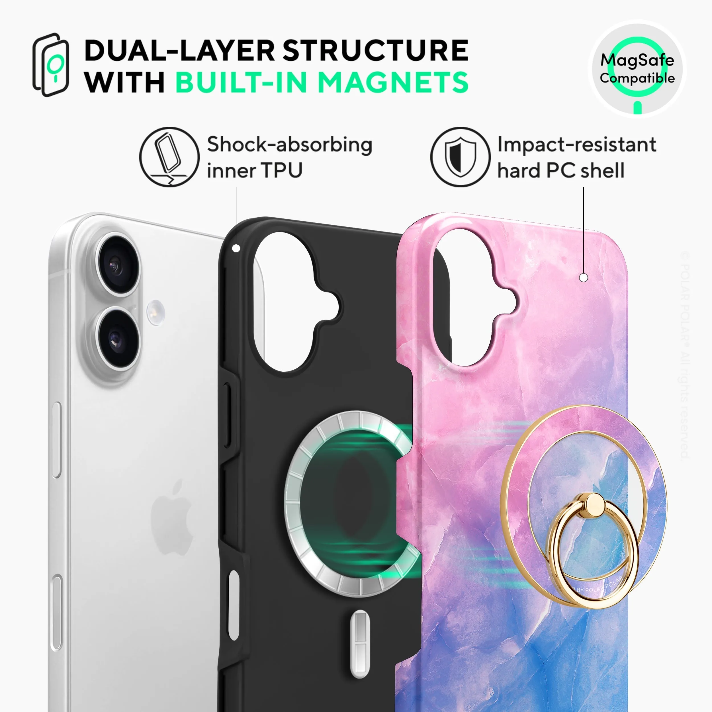 Sweet Rainbow - iPhone 16 Plus Case