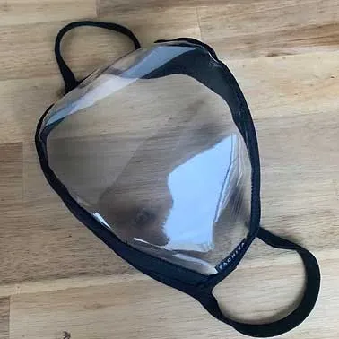 Teacher Adult/Child Clear Window Mask Transparent Clear Mask by SACHIKA
