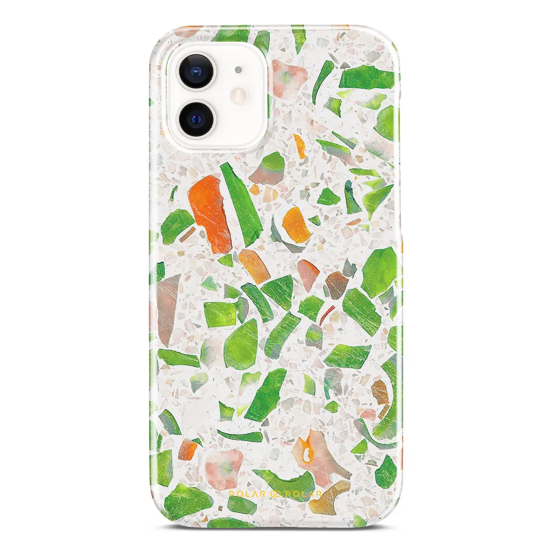 Terrazzo Green Custom - iPhone 12 Case