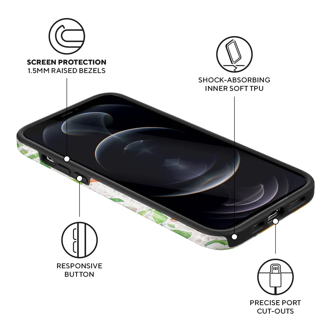 Terrazzo Green Custom - iPhone 12 Pro Max Case