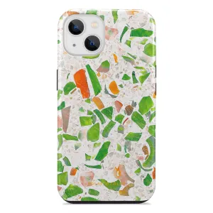 Terrazzo Green Custom - iPhone 14 Plus Case