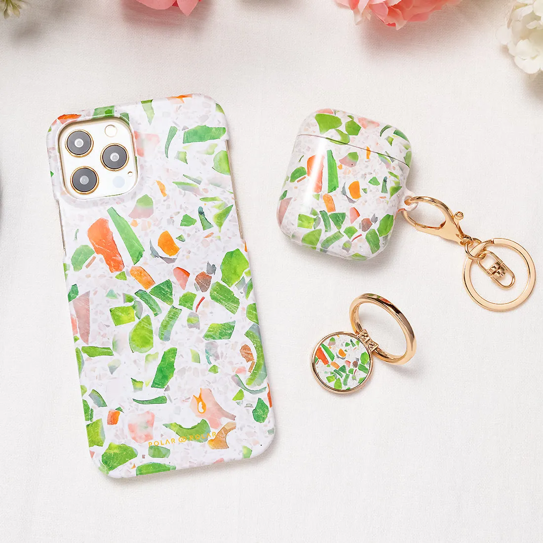 Terrazzo Green Custom - Samsung Galaxy S10 Case