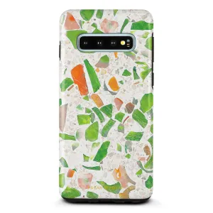 Terrazzo Green Custom - Samsung Galaxy S10 Case