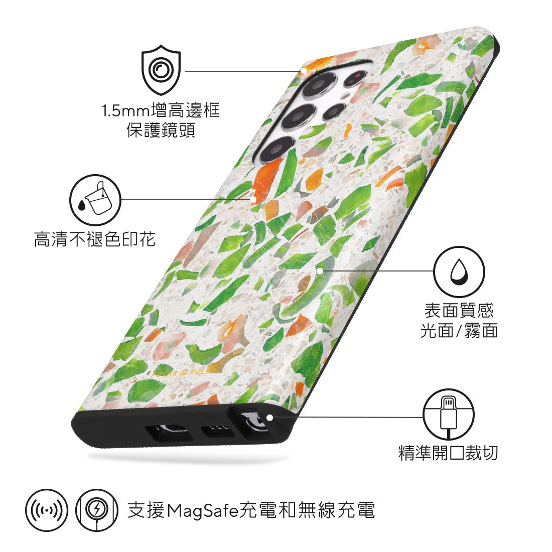 Terrazzo Green Custom - Samsung Galaxy S22 Ultra 5G Case