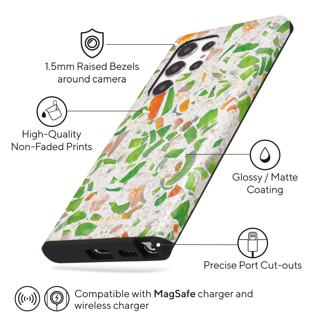 Terrazzo Green Custom - Samsung Galaxy S22 Ultra 5G Case
