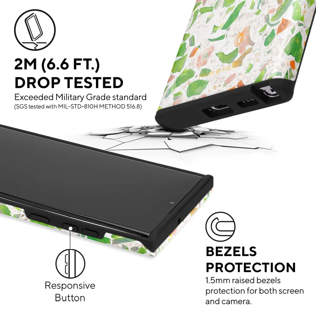 Terrazzo Green Custom - Samsung Galaxy S22 Ultra 5G Case