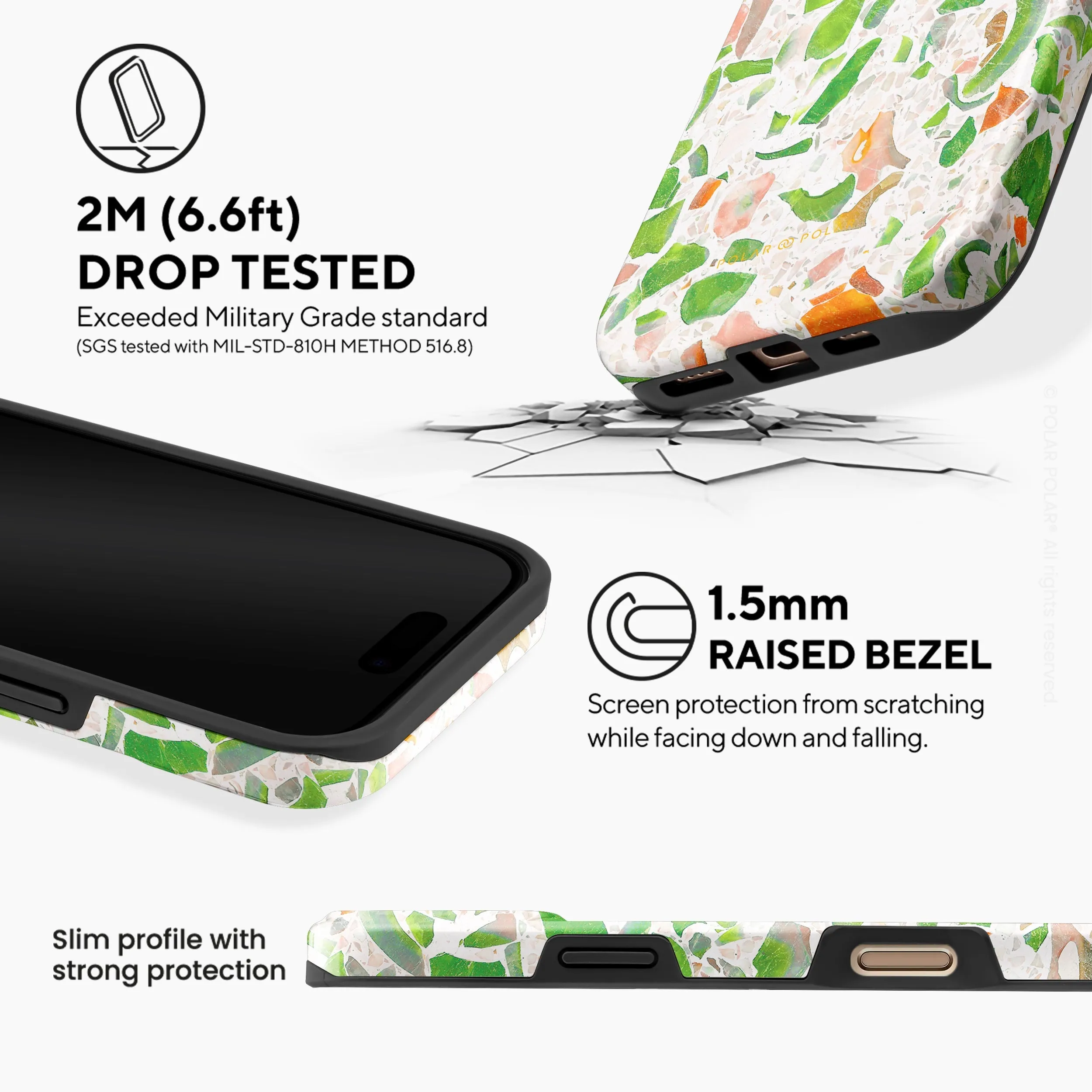 Terrazzo Green - iPhone 16 Pro Max Case