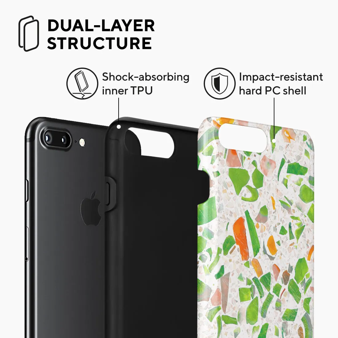 Terrazzo Green - iPhone 8 Plus/7 Plus Case