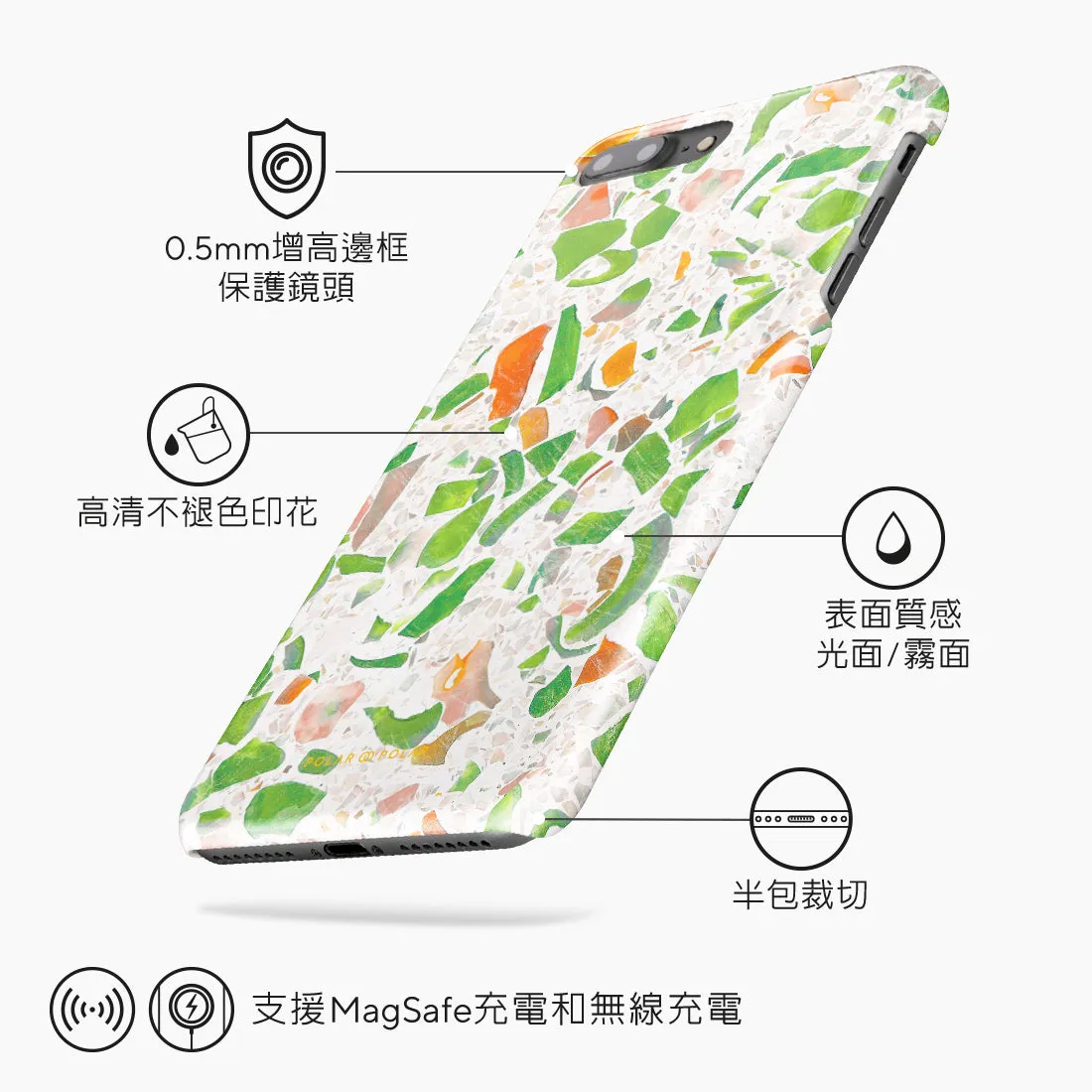 Terrazzo Green - iPhone 8 Plus/7 Plus Case