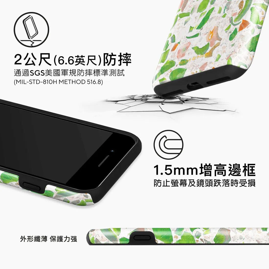 Terrazzo Green - iPhone 8 Plus/7 Plus Case