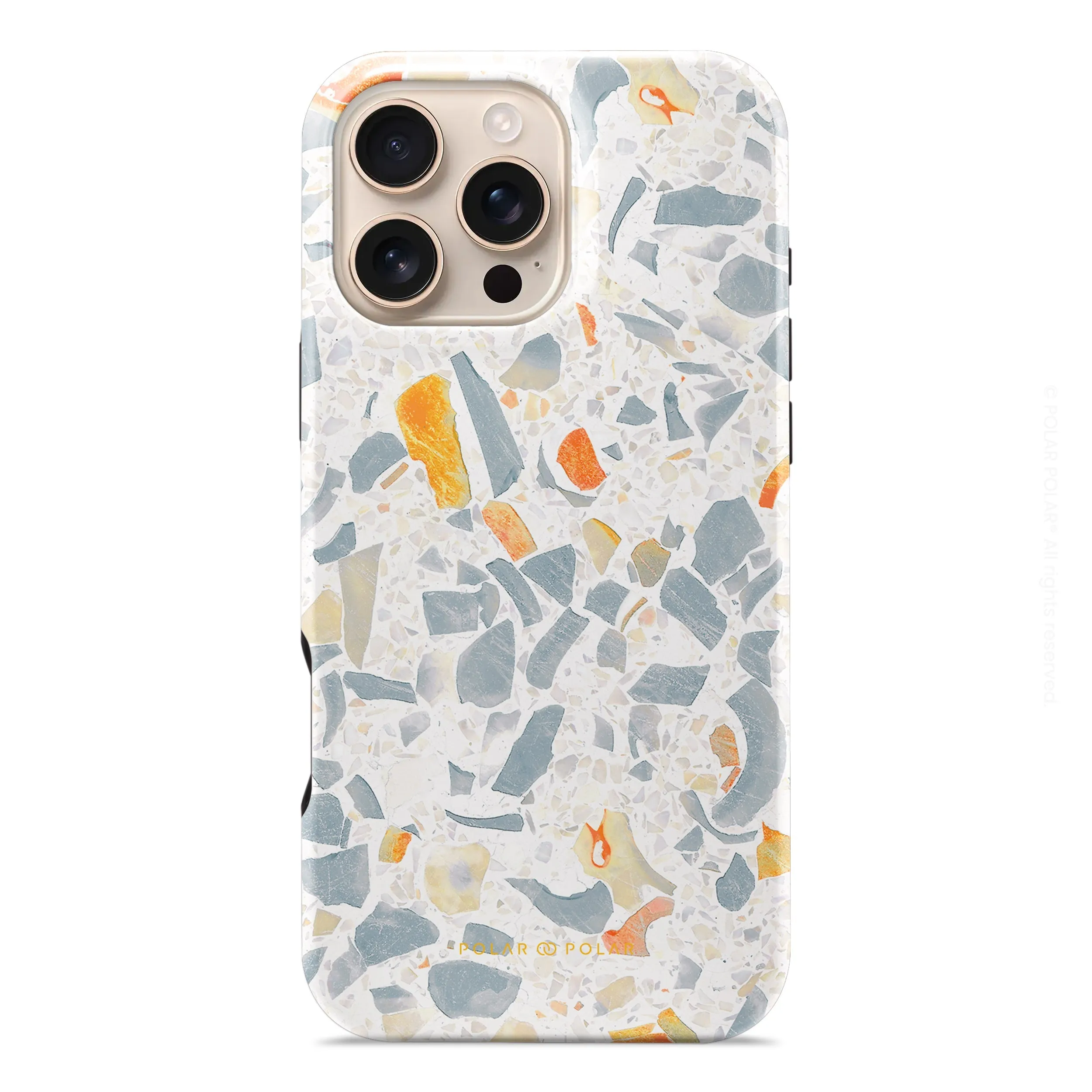Terrazzo Grey - iPhone 16 Pro Max Case