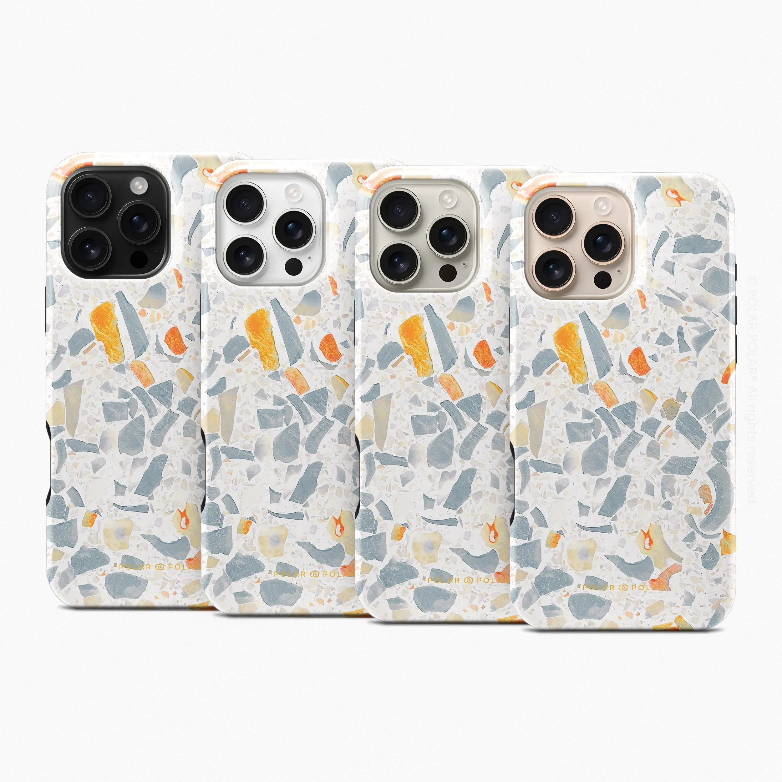 Terrazzo Grey - iPhone 16 Pro Max Case