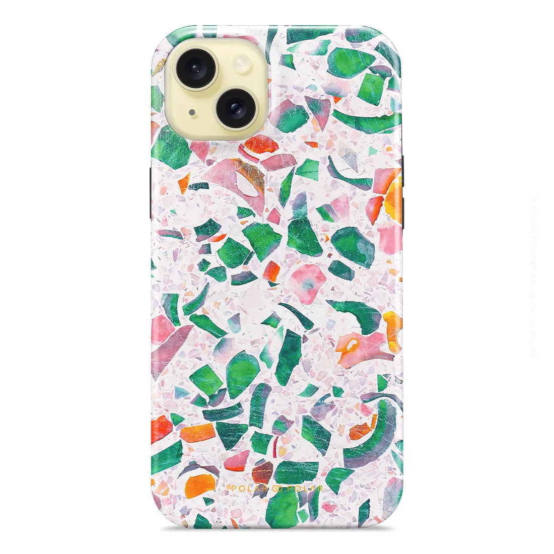 Terrazzo Lake Blue Custom - iPhone 15 Plus Case