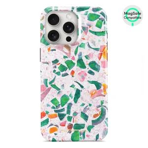 Terrazzo Lake Blue Custom - iPhone 15 Pro Max Case