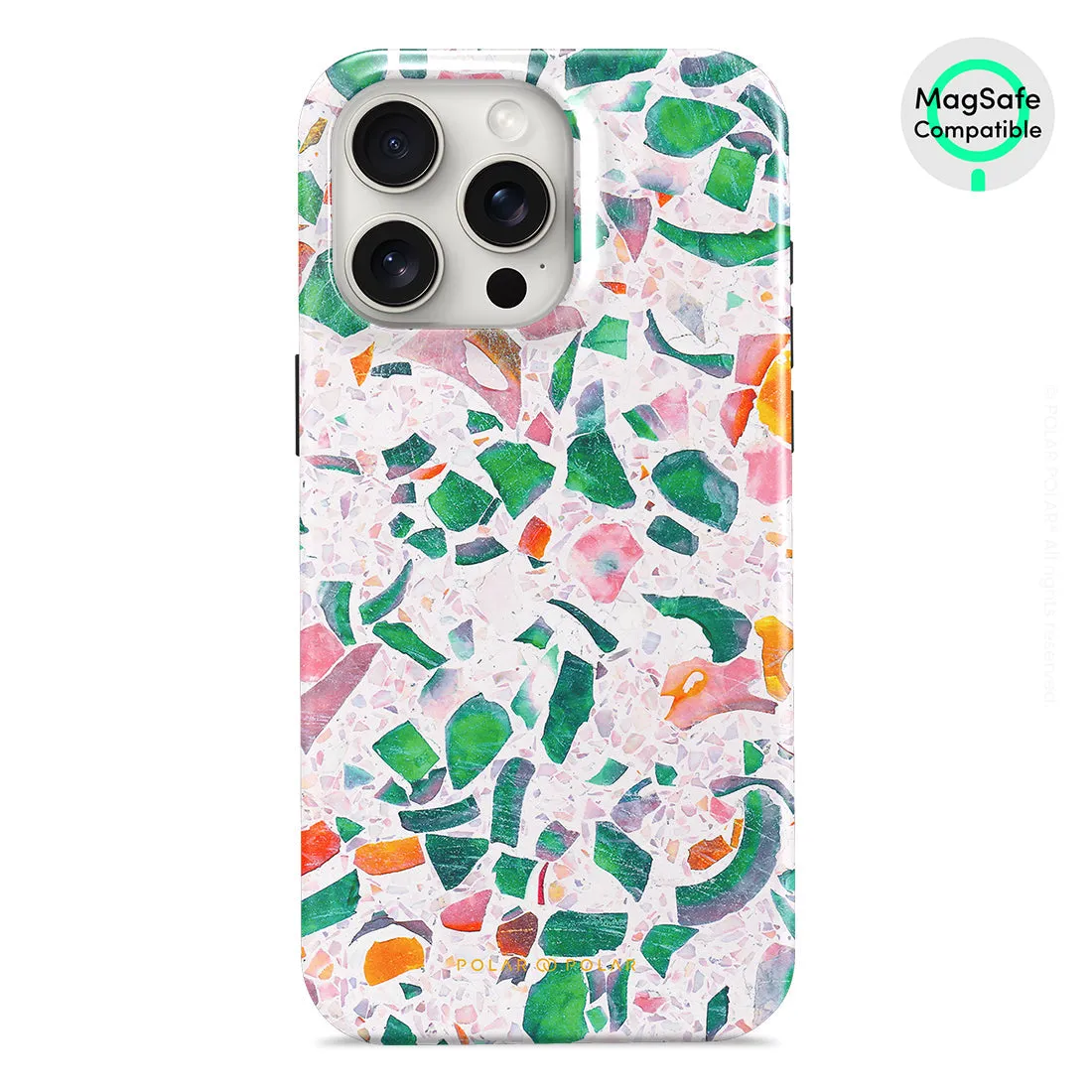 Terrazzo Lake Blue Custom - iPhone 15 Pro Max Case