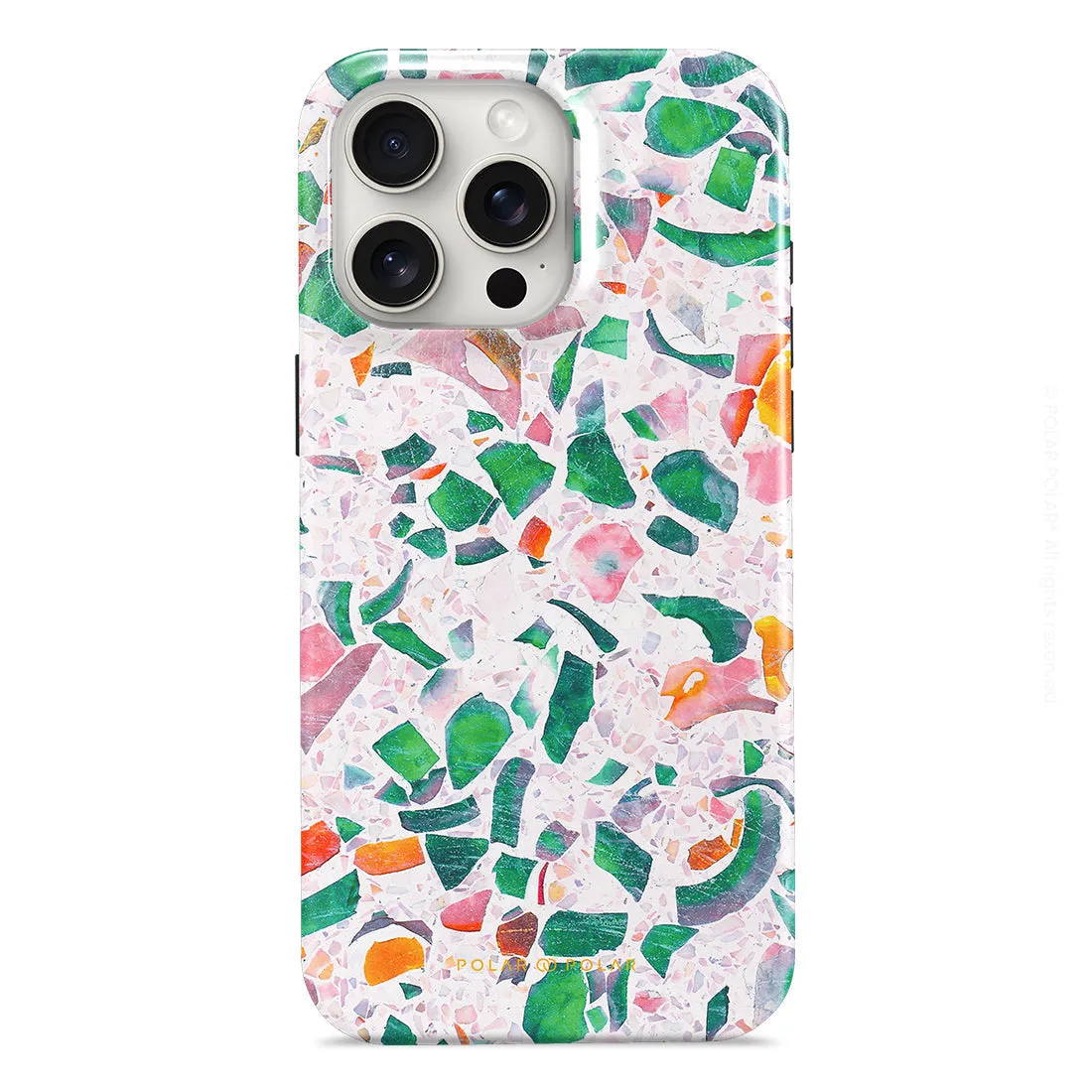 Terrazzo Lake Blue Custom - iPhone 15 Pro Max Case