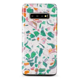 Terrazzo Lake Blue Custom - Samsung Galaxy S10 Plus Case