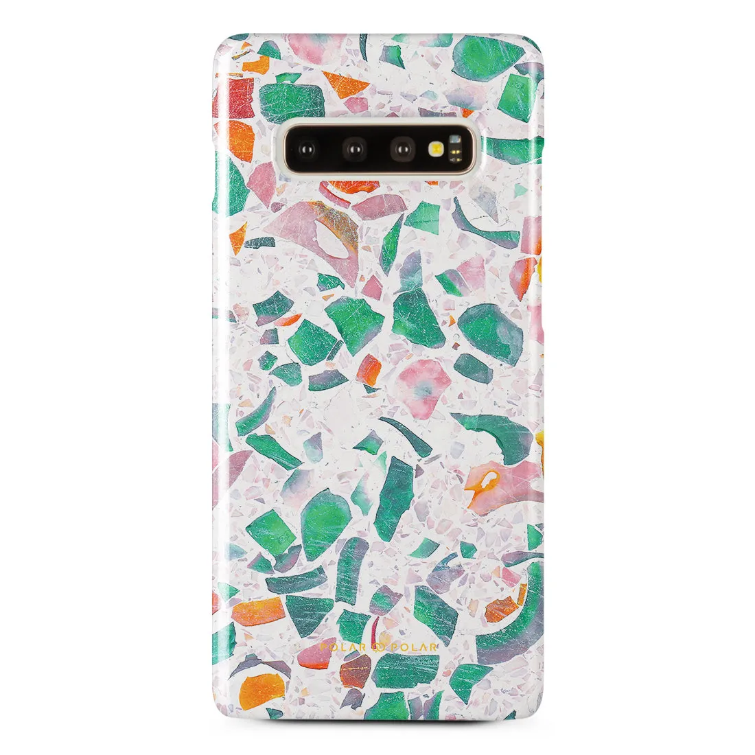Terrazzo Lake Blue Custom - Samsung Galaxy S10 Plus Case