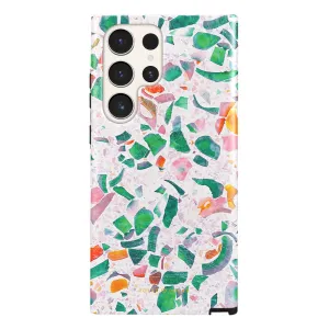 Terrazzo Lake Blue - Custom Samsung Galaxy S23 Ultra 5G Case