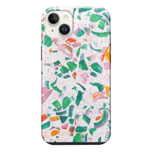 Terrazzo Lake Blue - iPhone 14 Plus Case