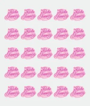 Thank You For Shopping Local sticker pack 25PCs