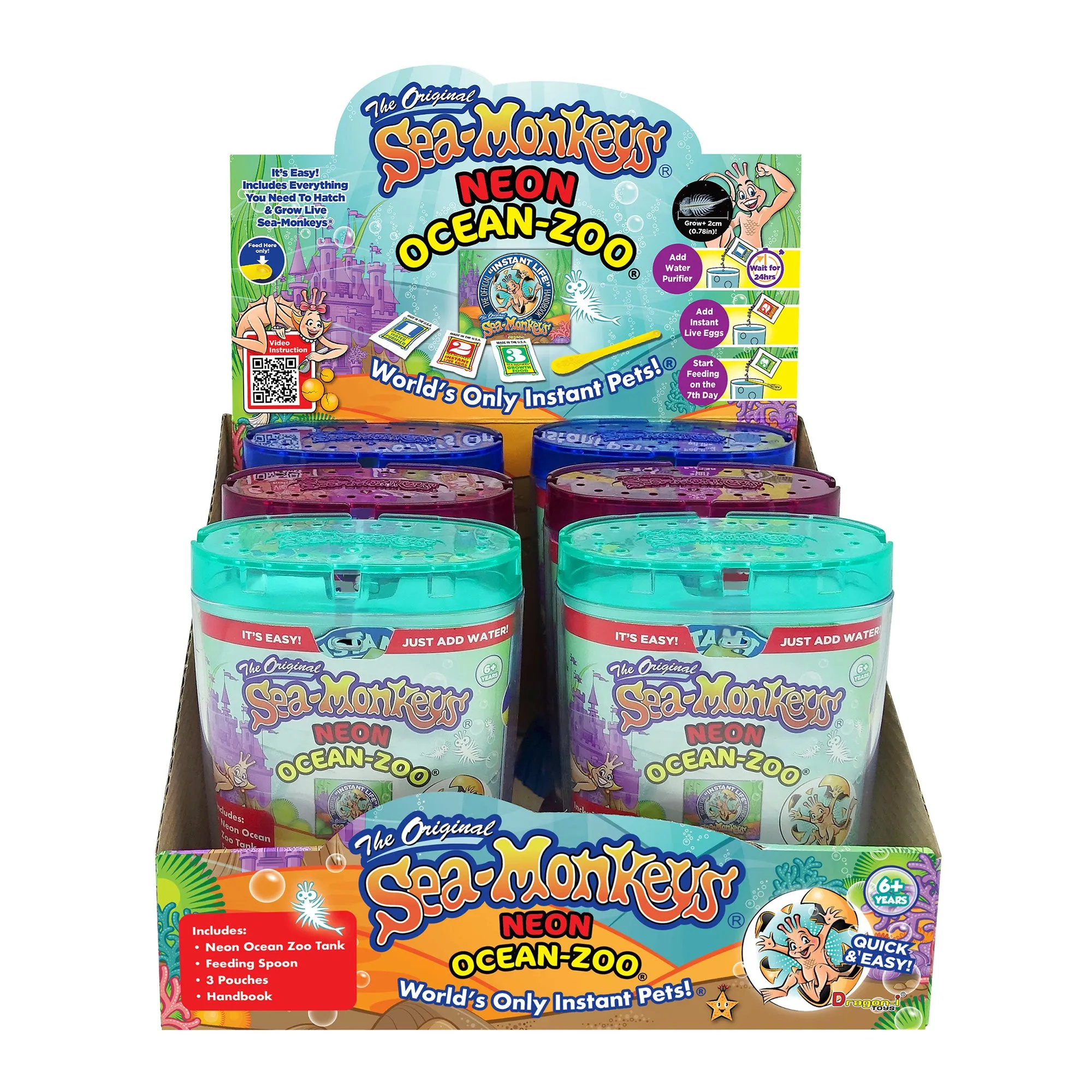 The Sea-Monkeys Neon Ocean Zoo