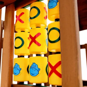 Tic-tac-Toe Spinner Panel Swing Set Accessory Multi-Color