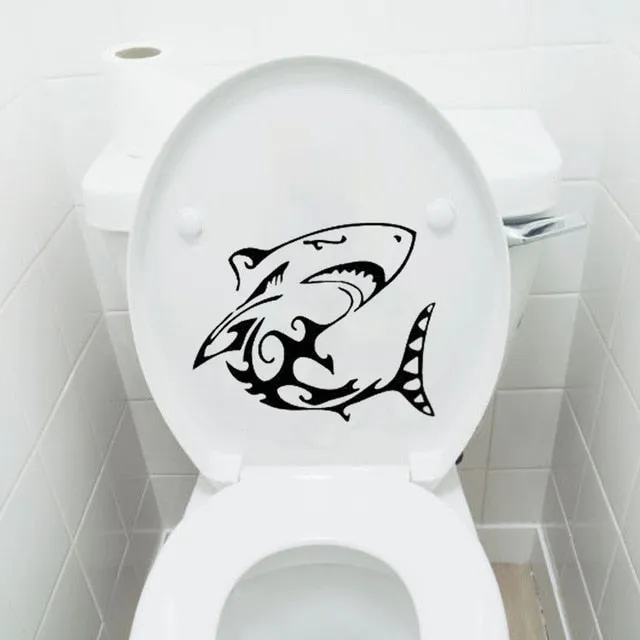 Toilet Sticker: Shark