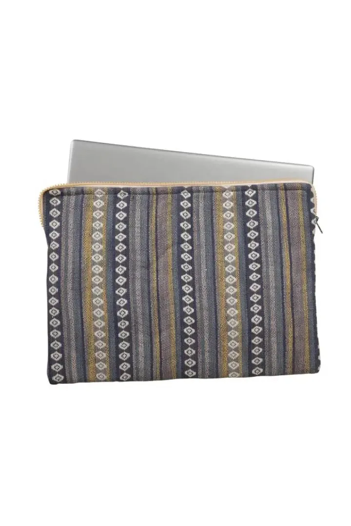 Tokyo Stripe Woven Laptop Sleeve