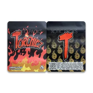 Torchiez Mylar Bag 3.5 Grams with Labels and Stickers