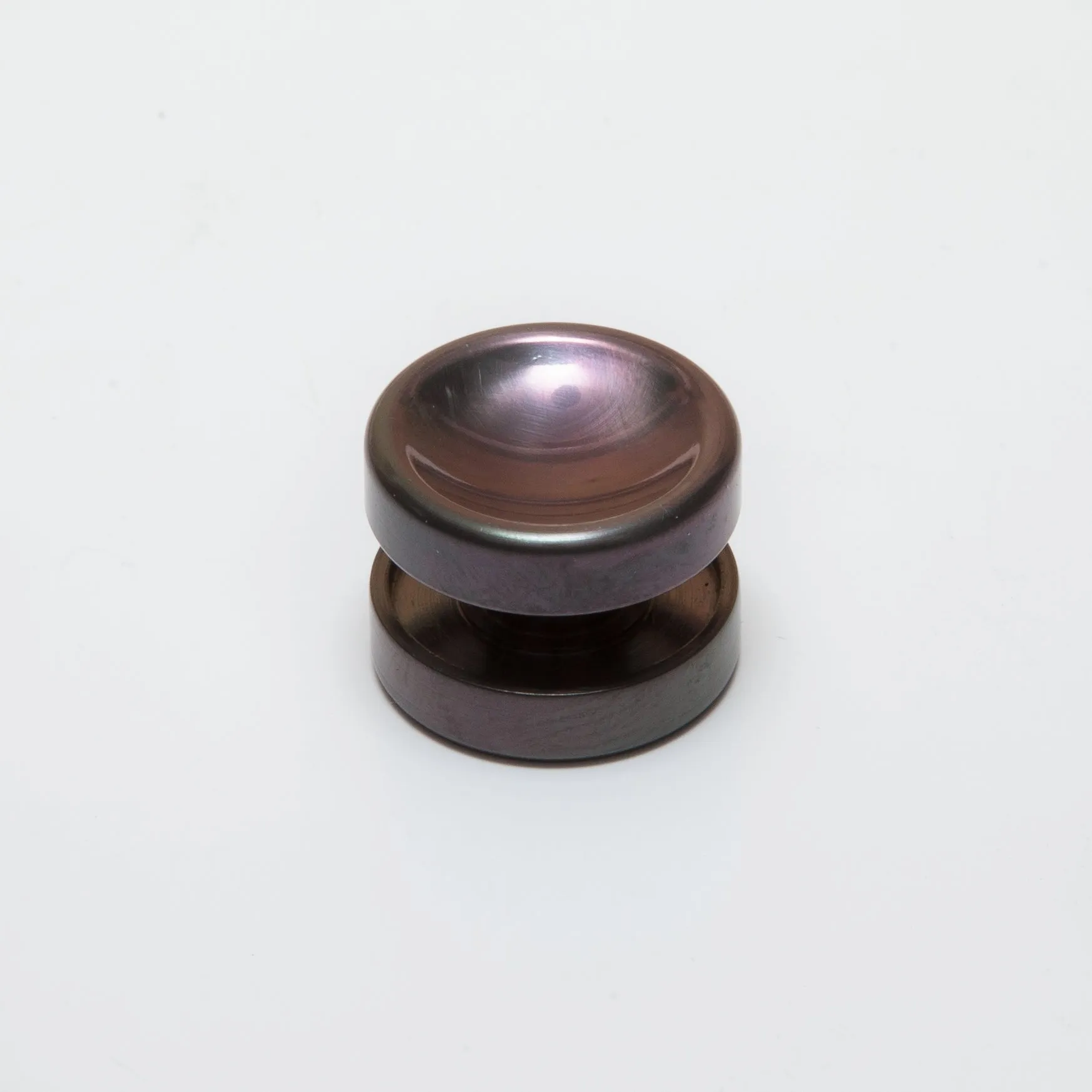 Torqbar® Blackened Zirconium Deep Dish Button