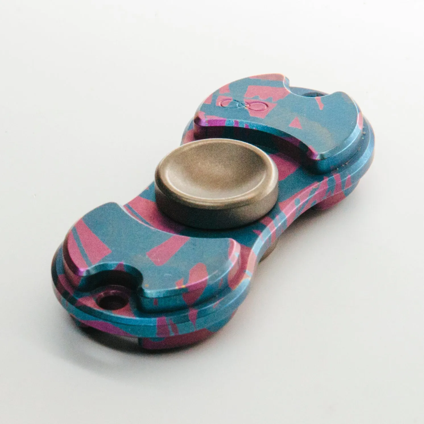 Torqbar® Solid Body CP2 Titanium Deep Dish Anodized Splish