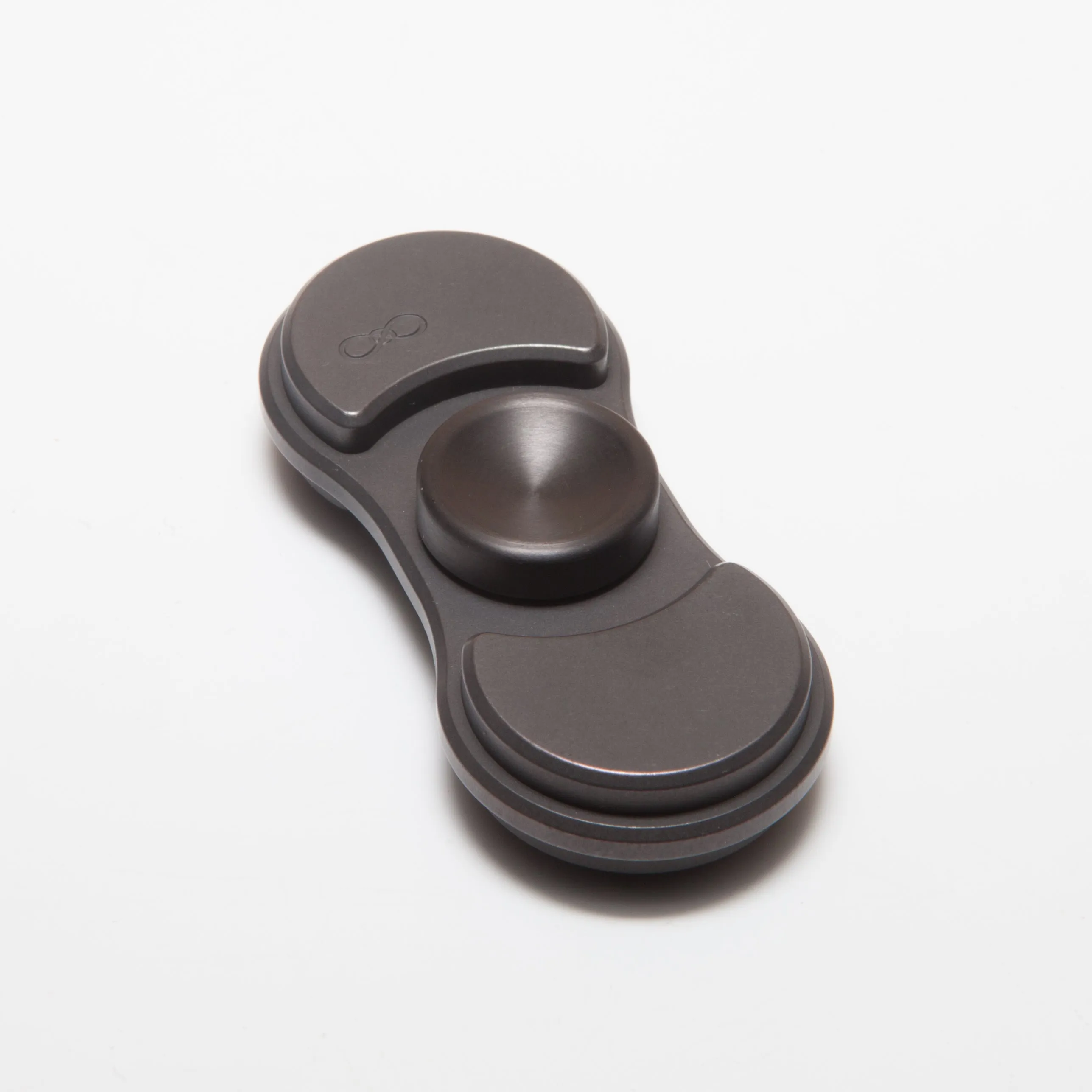 Torqbar® Solid Body No Hole Zirconium with Blackened Zirconium Deep Dish Buttons
