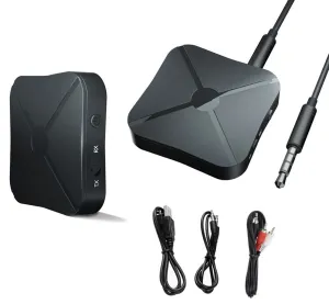 Transmiter Audio Bluetooth - Nadajnik   Odbiornik (wbudowana bateria)