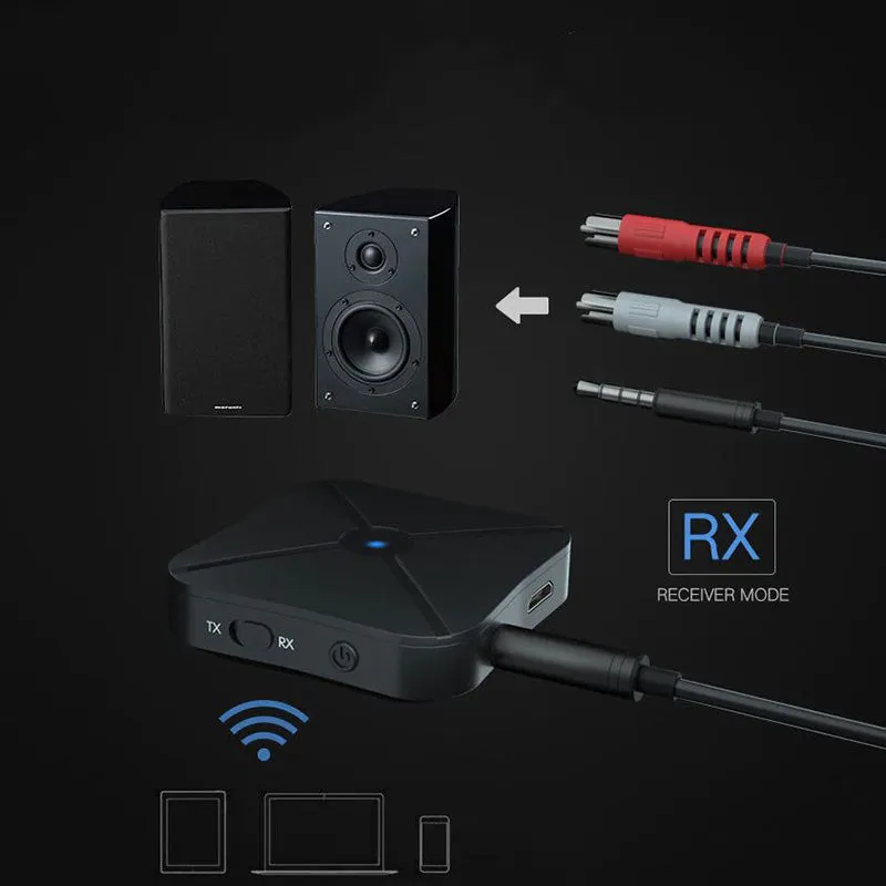Transmiter Audio Bluetooth - Nadajnik   Odbiornik (wbudowana bateria)