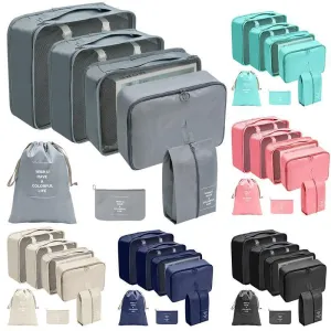 Travel Luggage Organiser Set 7PCS 6Colours Storage Bags