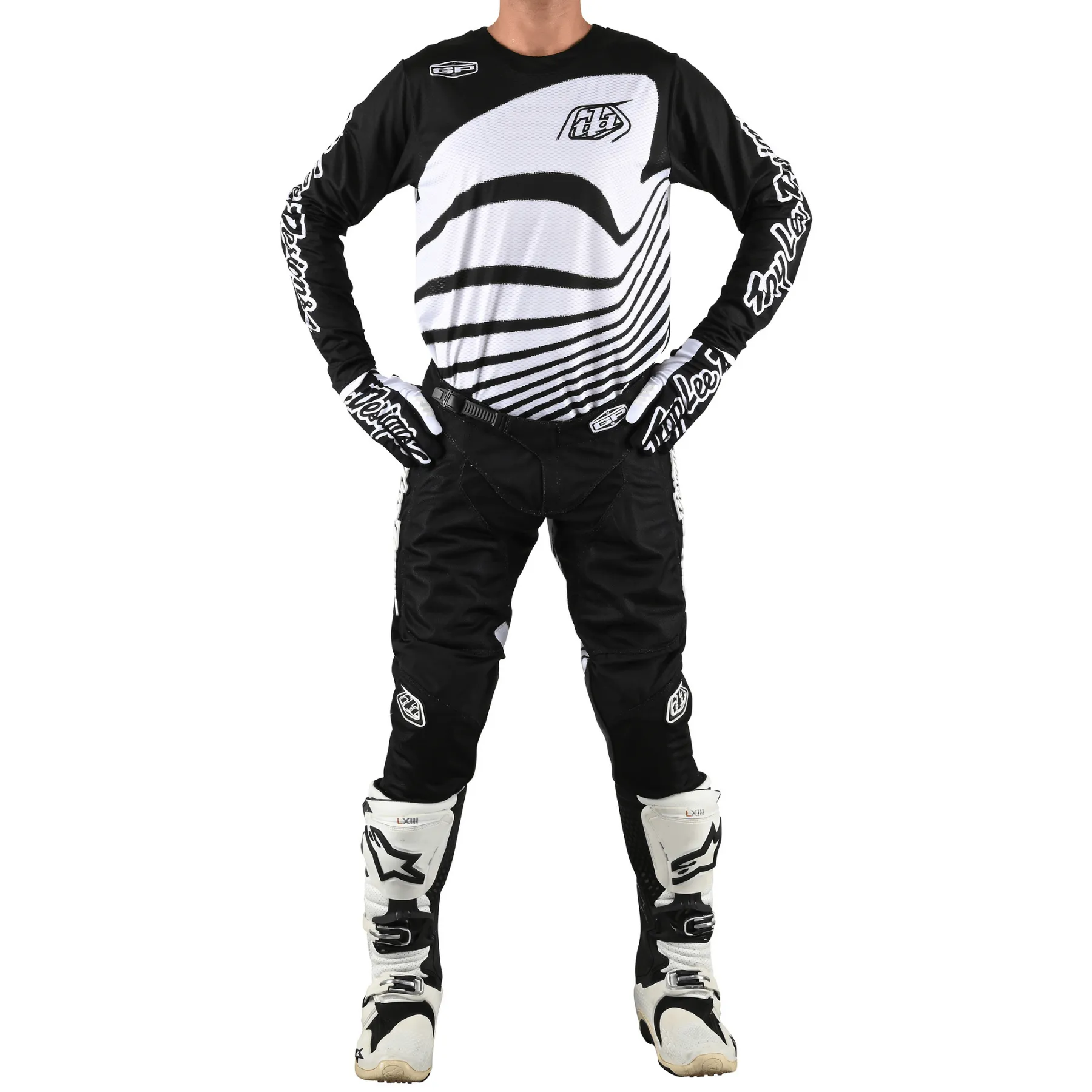 Troy Lee Designs GP AIR Pants Drift - Black/White
