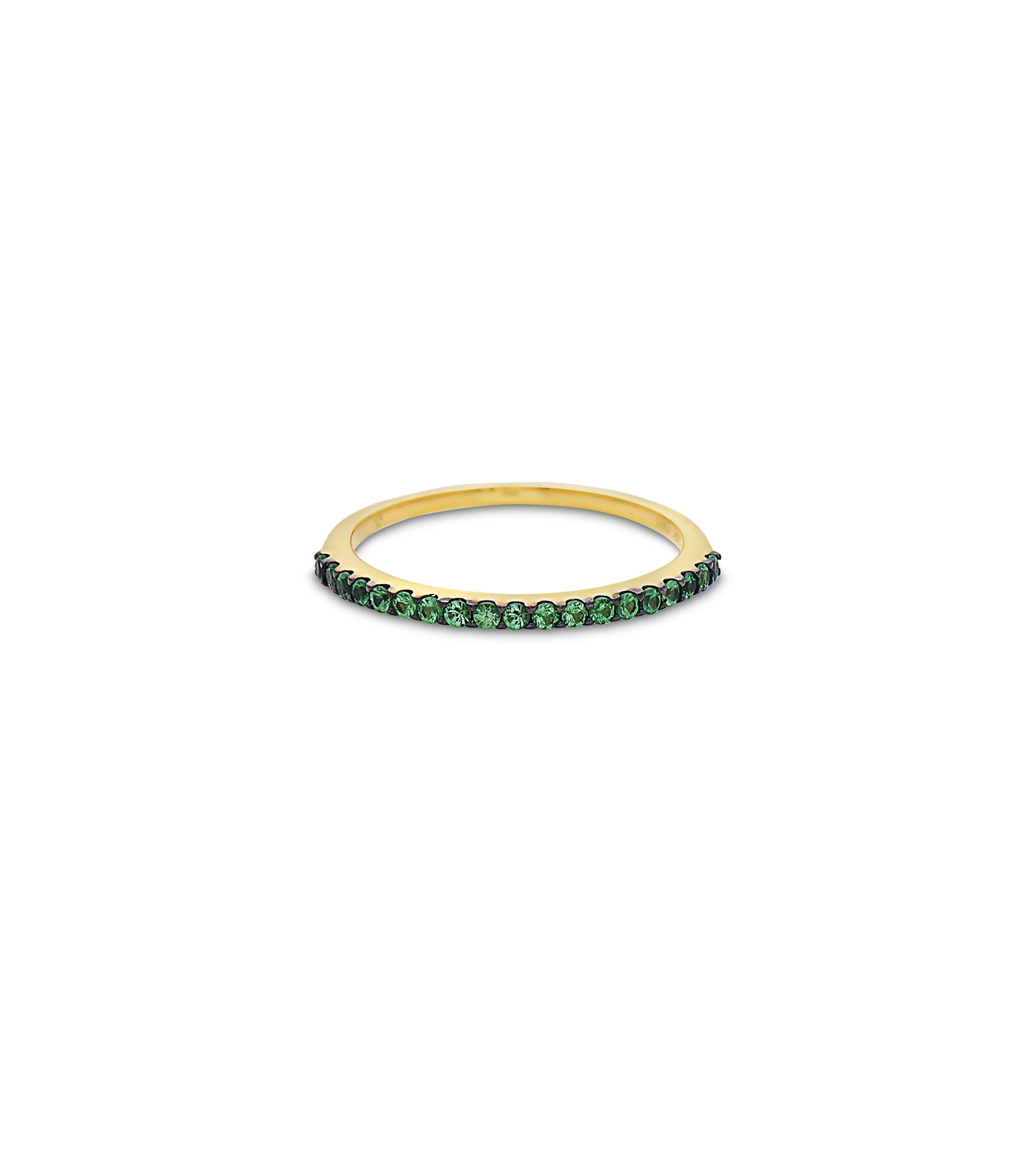 Tsavorite Stackable Band