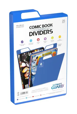 Ultimate Guard Premium Comic Book Dividers Blue (25)