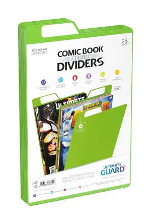 Ultimate Guard Premium Comic Book Dividers Green (25)