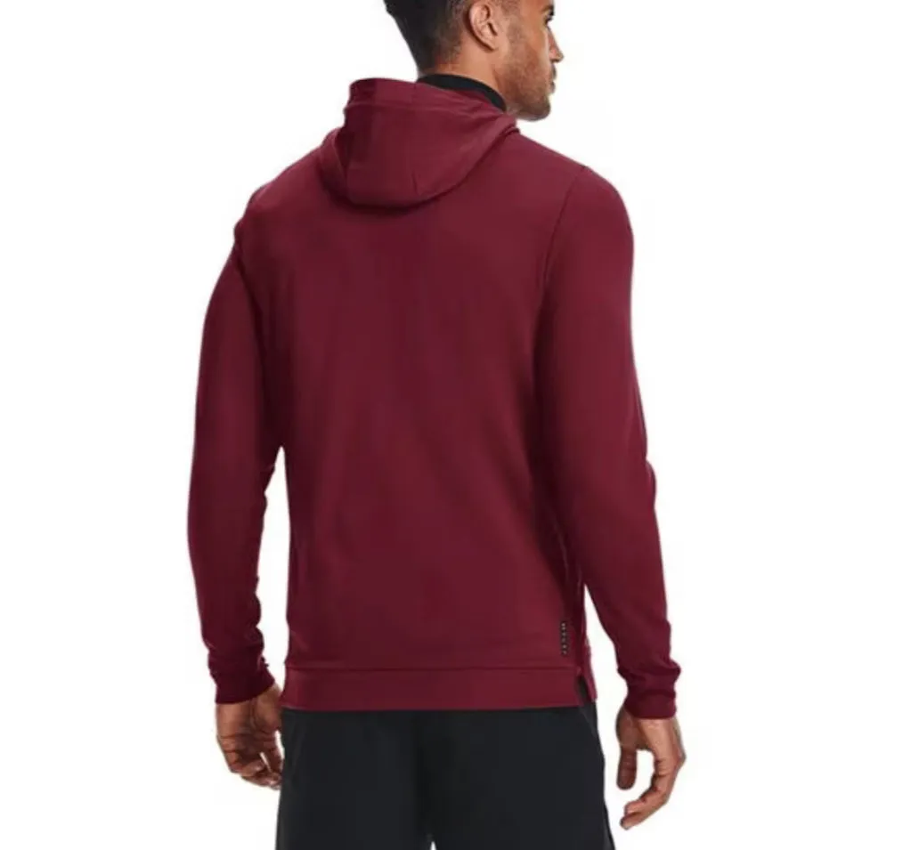 UNDER ARMOUR RUSH AP HOODIE - MAROON