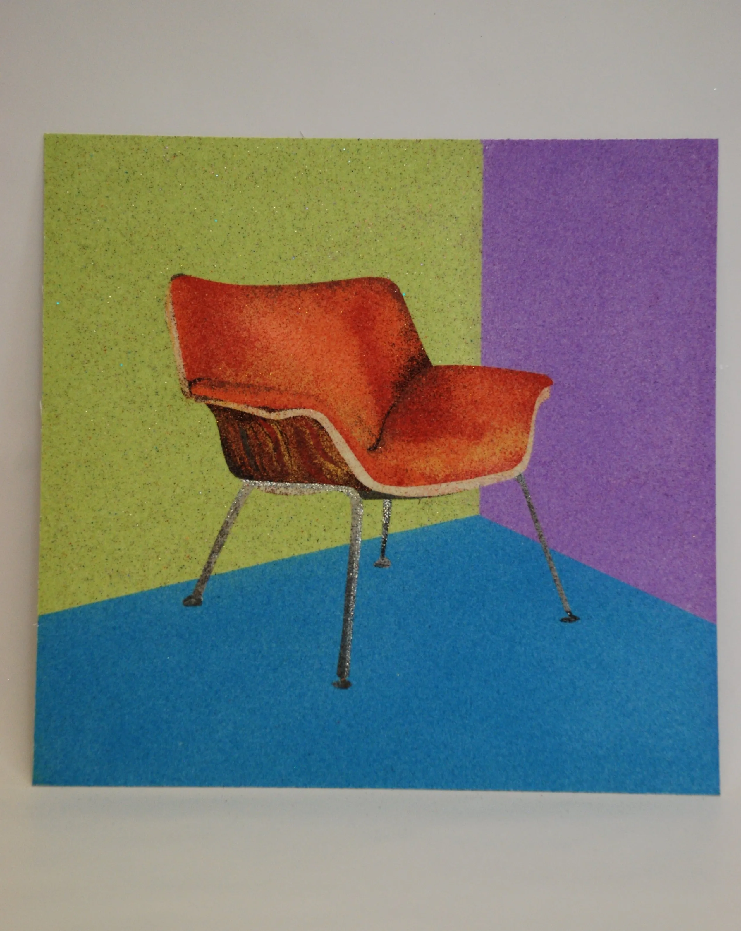Upholstered Plywood Chair
