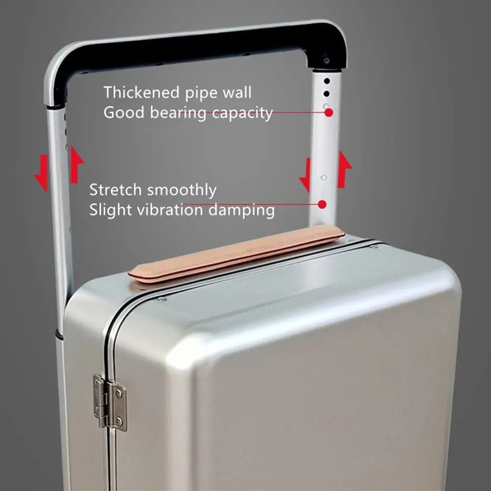 Upright UV Blocking Carry-On Spinner Case Travel Box, Silver, 20 inches