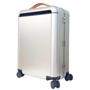 Upright UV Blocking Carry-On Spinner Case Travel Box, Silver, 20 inches