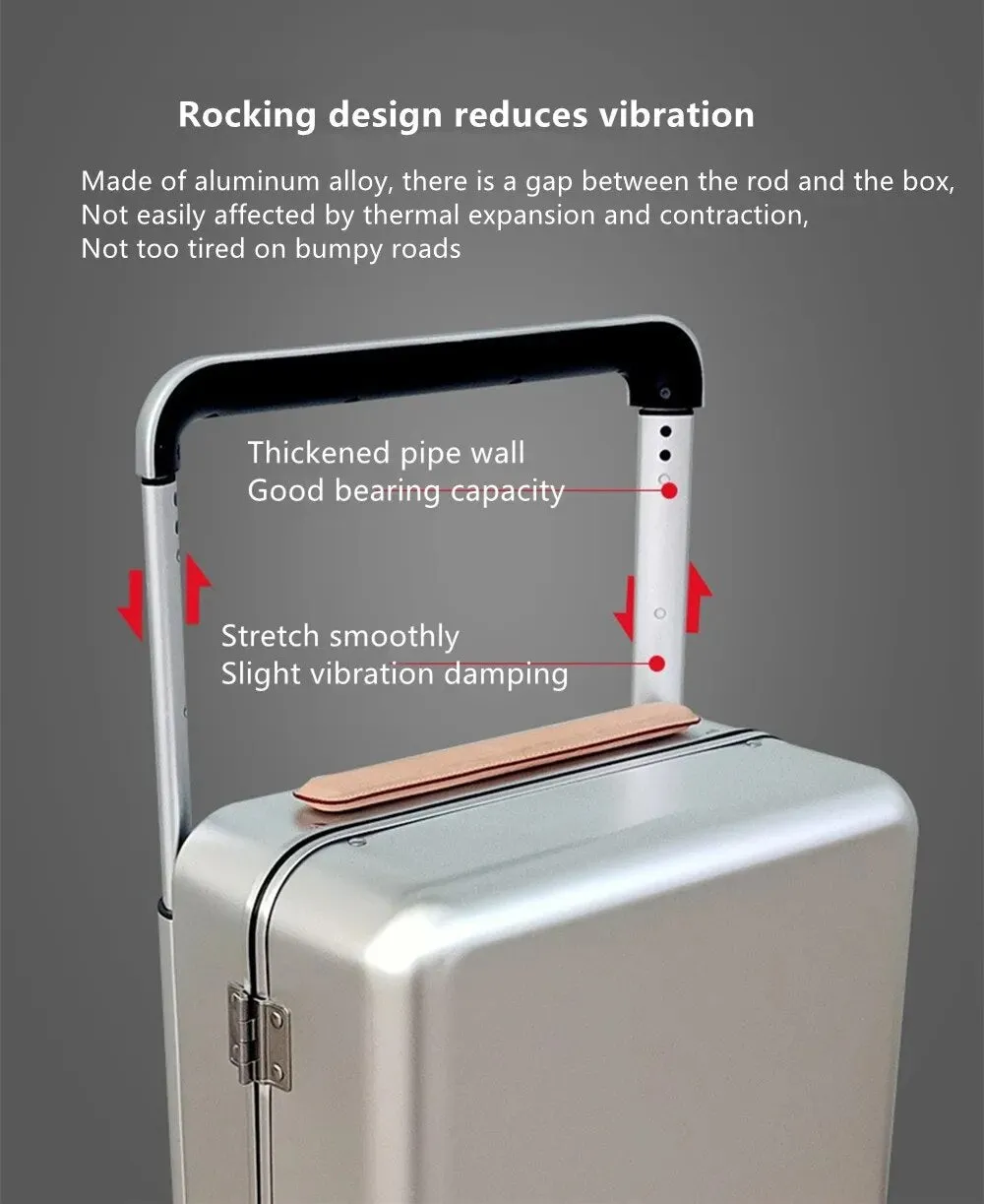 Upright UV Blocking Carry-On Spinner Case Travel Box, Silver, 20 inches