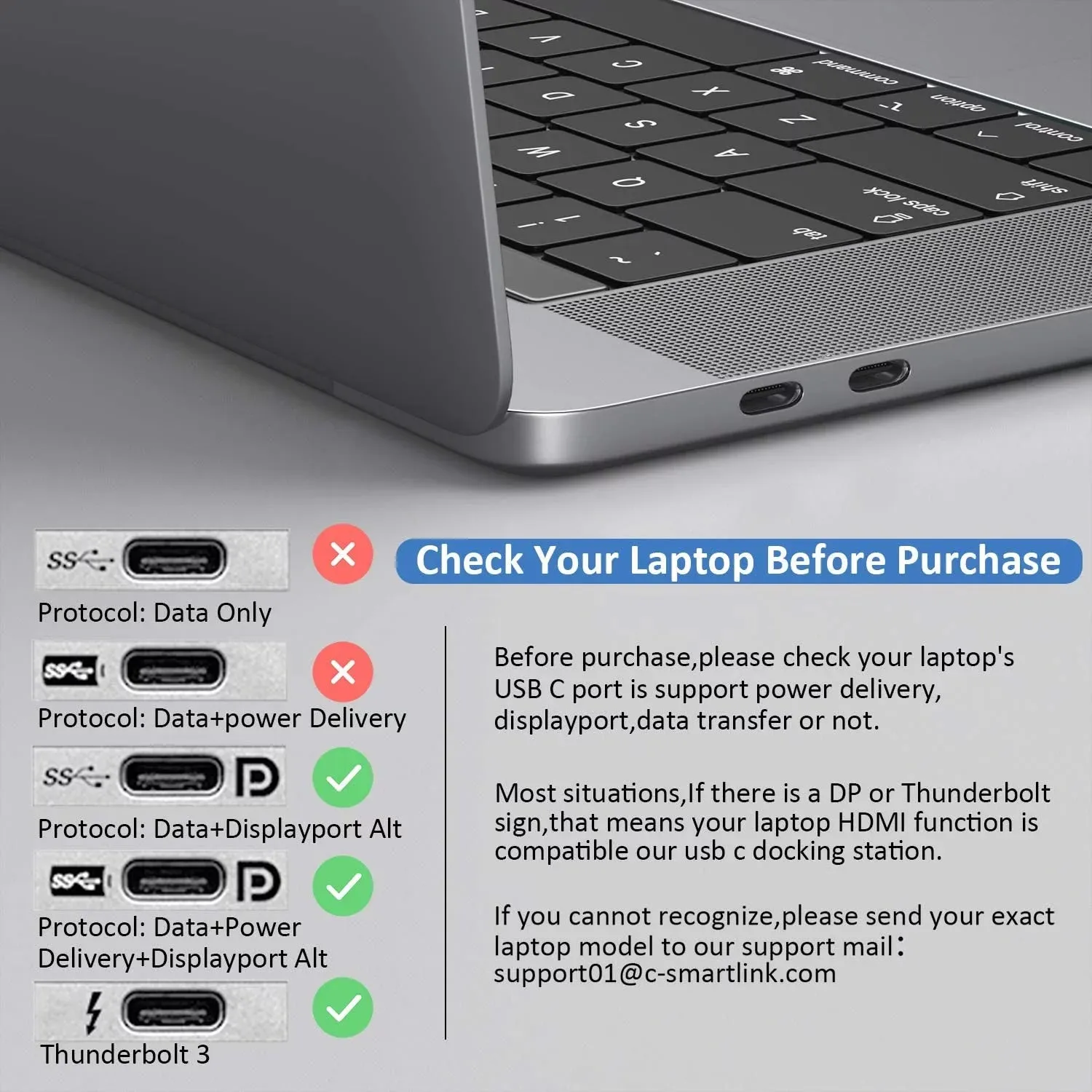 USB C Docking Station for Laptop Dual Monitors, Upgrade14 in 1 Triple Monitor Docking Station Display USB C Hub Dual HDMI Adapter Dongle Triple 4K Docking Station for Dell/Hp/Surface/Macbook